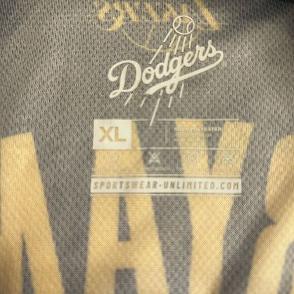 Los Angeles Dodgers LA Lakers Night Size XL Kobe Bryant Black Mamba Jersey - Picture 5 of 5